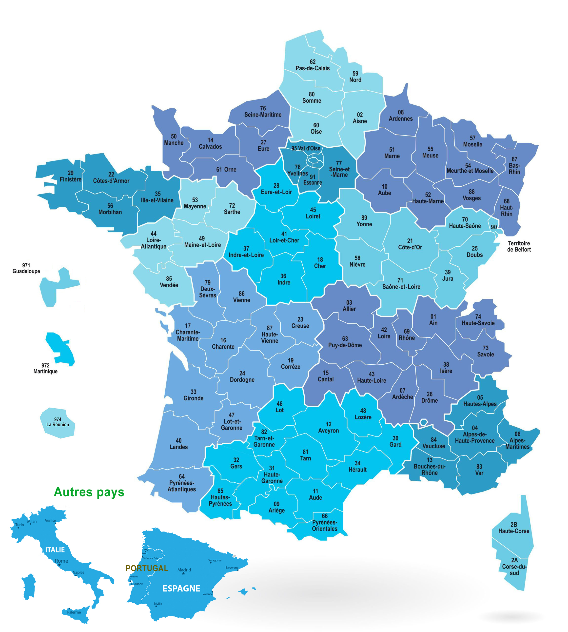 Carte de France